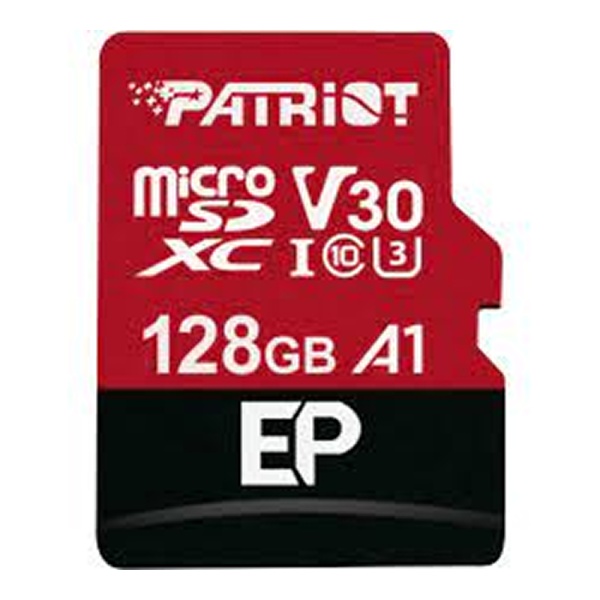 Карта памяти Patriot micro SD 128 GB + SD Adapter 